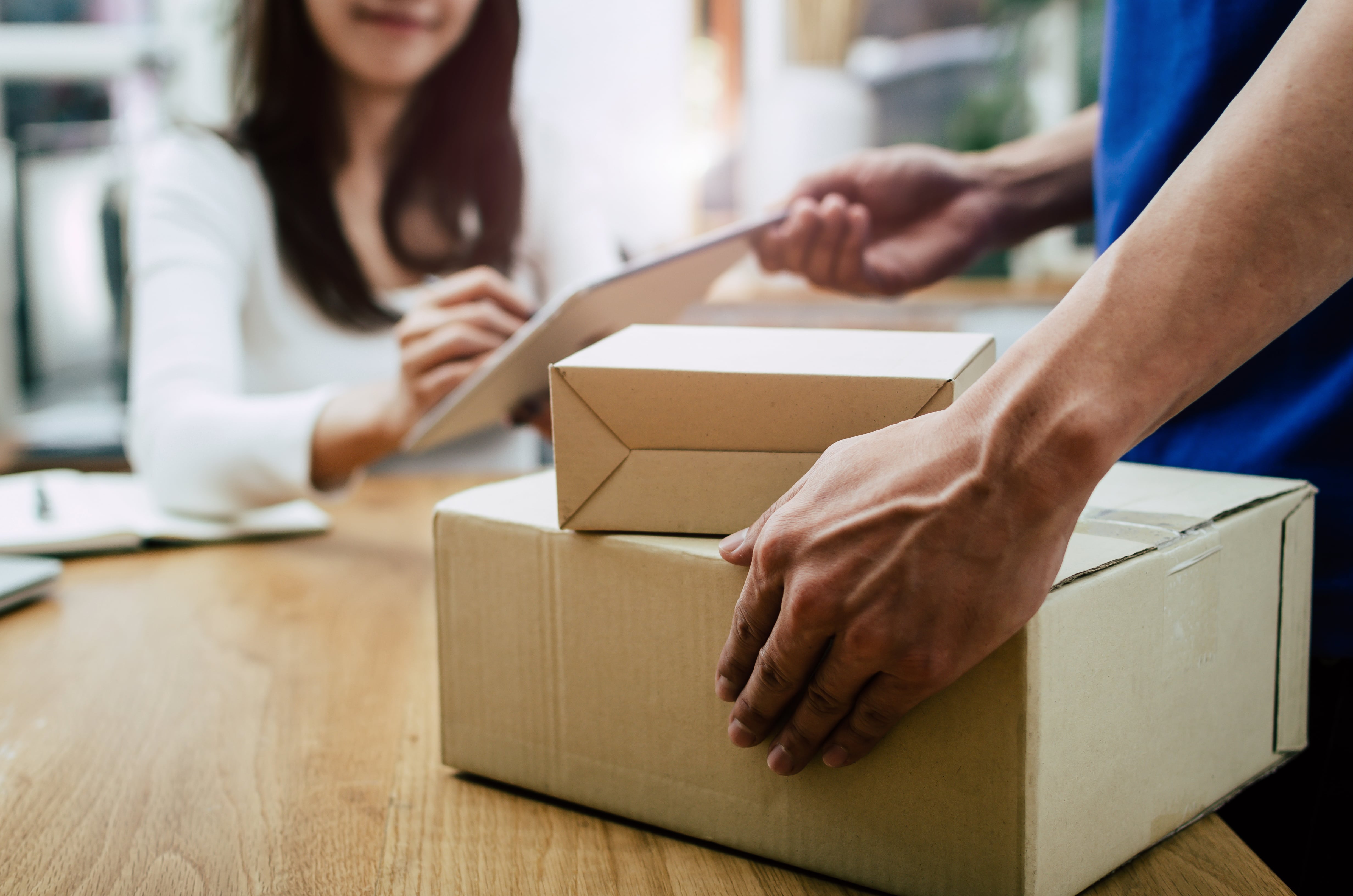 Office package delivery